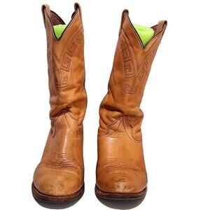 Texas Imperial Vintage Men’s Western Boots Light Brown Size 10.5 D Pre-owned